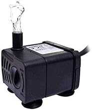 Venus Aqua N2201 Submersible Pump | 5W Aquarium & Fountain Water Pump | 300L/H Flow | 0.6M Lift | Adjustable Knob with Oxygen Pipe & Suction Cups | 220-240V