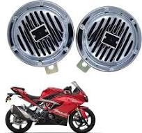 Vagary Waterproof Electric Horn, 12V Trumpet Bell for Royal Enfield Classic 350, 1 Set