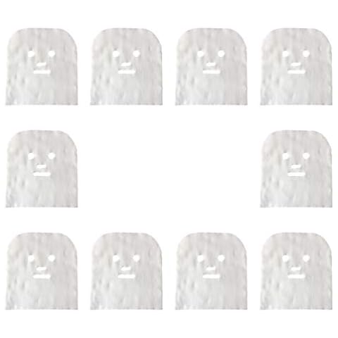 Beaupretty 100pcs Skin Care Masks DIY Gauze Facial Mask Pre Cut Facial Mask for Women Girls Beauty Salon Home Skin Spa Facial Mask(Whiteï¼‰ Cover