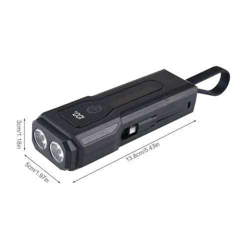 Luz de bolso, lanterna de trabalho, Luz LED portátil para ciclismo, Lâmpada resistente à água com fu