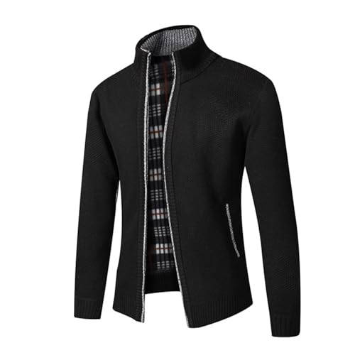 Suéter informal de punto grueso masculino ideal para el invierno urbano