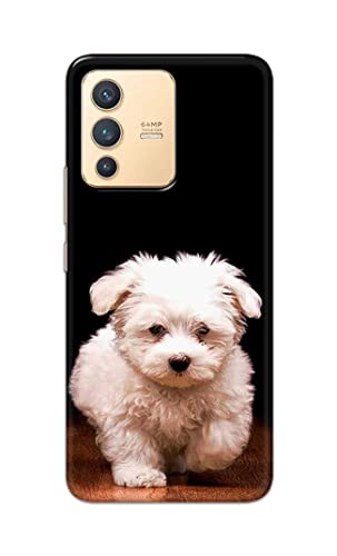 Image of PRINTFIDAA� Printed Hard Back Cover Case for Vivo V23 5G Back Cover (Puppy Dog) -2808