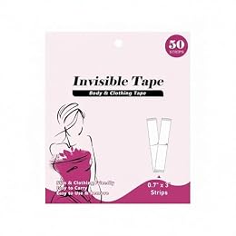 Fashion Double Sided Body Adhesive Tape for Clothes & Skin(50 Strips)