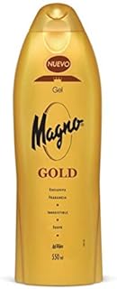 Magno - Gel de Ducha Gold - Fragancia de base Floral y salida amaderada - 550ml
