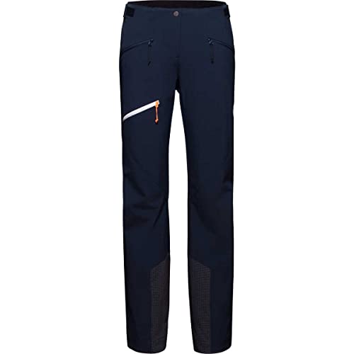 MAMMUT Damen Touren Softshellhose Taiss Guide mit Schneegamasche dunkelblau Größe 42 1021-00980
