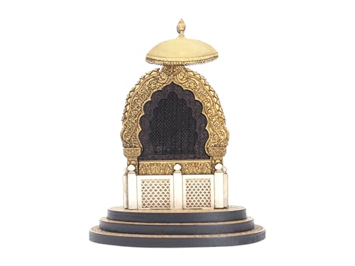 Estatua Sai Baba Shirdi de Madera Tallada 4 pulgadas miniatura 4