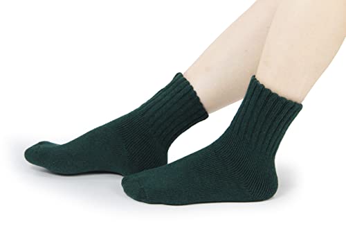 Bomkinta Women Winter Solid Boots Socks Thick Warm Wool Socks Cozy Crew Socks For Women Christmas Gift #TOP3