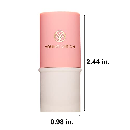 Young Vision Blush Stick, Putty/Cream Makeup Blush, Multi-Use Lip And Cheek Tint, Lightweight, Matte Finish, Easy To Blend, 8054-02 #TOP4