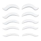 Libeauty Lash Lift Rods, Korean Glueless Lash Lift Pads, Designed for Open-eye Eyelash Lift, Self Adhesive Eyelash Perm Rods, Eyelash Lifting Tools & Supplies, 5 Sizes White