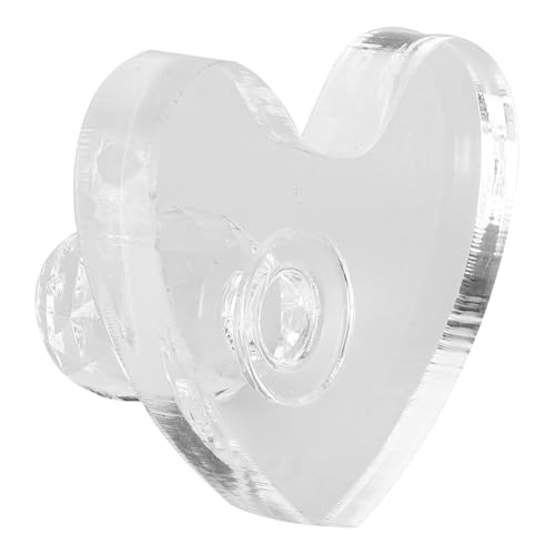 Beaupretty ハート型メイクアッププレスプレート アイシャドウ ブラッシャー用プレススタンプ 化粧品成型ツール 目元用メイクアクセサリー