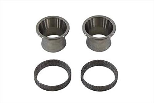 Exhaust Torque Power Cones Kit with Tapered Exhaust Gaskets for Harley Big Twin Evo and Twin Cam