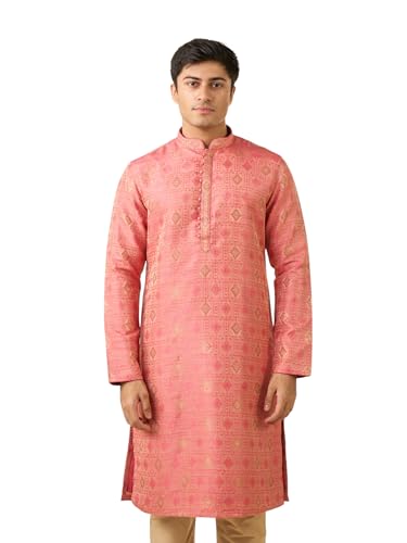 Image of DIWAS BY MANYAVAR Men's Brocade | Jacquard Weave Kurta (1pc)