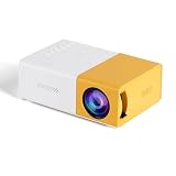 Goshyda YG300 Mini proiettore, Full HD 1080P Home Theater LCD Video Proiettore, AV, VGA, USB, Smartphone, Laptop, Macchina del gioco, TV Box