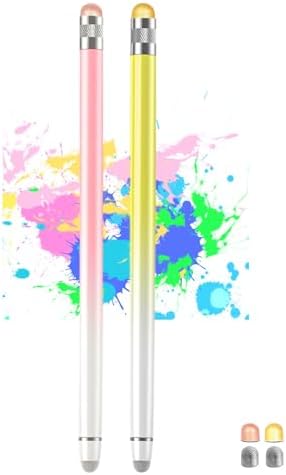 Active Stylists Pens for Touch Screens,Capacitive Magnetic iPad Stylus Pom Tip High Sensitivity & Precision,Stylus Pen for iPad/Pro/Air/Mini/iPhone/Samsung/Android and Other Smartphone Device-Yellow