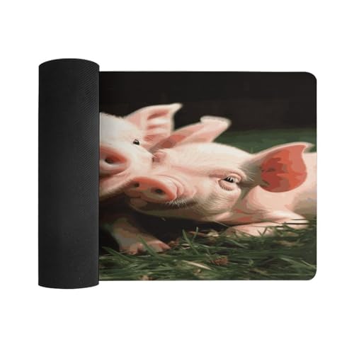 Smiling Desk Pad con base de goma grande y resistente miniatura 3