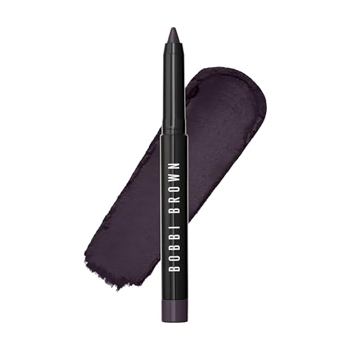 Bobbi Brown Long-Wear Cream Liner Stick | 24-Hour Waterproof Smudge-Proof Eyeliner with Fine Tip and Built-In Sharpener | Creamy Matte Finish for Smokey Eye Makeup Aubergine 0.03 Ounce