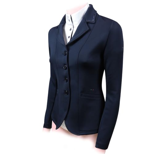 Veste de compétition confortable Evelyn tissu technique bordeaux XS