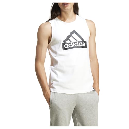 adidas Men's Modern Essentials Tank Top, White, Large by adidas - Used condition - Image 3