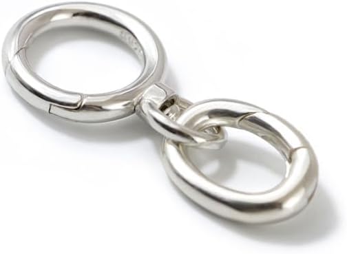 925 Sterling Silver Lobster Clasp Tiny Oval Carabiner Necklace Shortener Enhancer Connector Extender Spring Ring for Jewelry Finding Necklace Bracelet Keychain (T) image 2