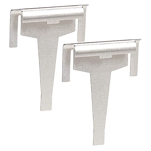 NEW OEM Production DA61-06796A Refrigerator Drain Clip Evaporator (2pk) by OEM Mania Compatible Replacement Part for Samsung Refrigerator - replaces AP5579885, 2683162, PS4145120