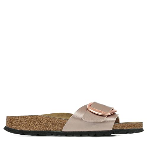 Birkenstock Damen Madrid Big Buckle Pantoletten, gold, 36 EU Étroit
