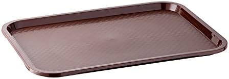 APS Fast Food Tray, odporna na stłuczenia i nadająca się do mycia w zmywarce taca do serwowania, Made in Germany, 35 x 27 cm, wysokość 2 cm, czerwona