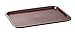 APS Fast Food taca do serwowania, odporna na stłuczenia i nadająca się do mycia w zmywarce, Made in Germany, 45 x 35,5 cm, wysokość 2 cm, brązowa