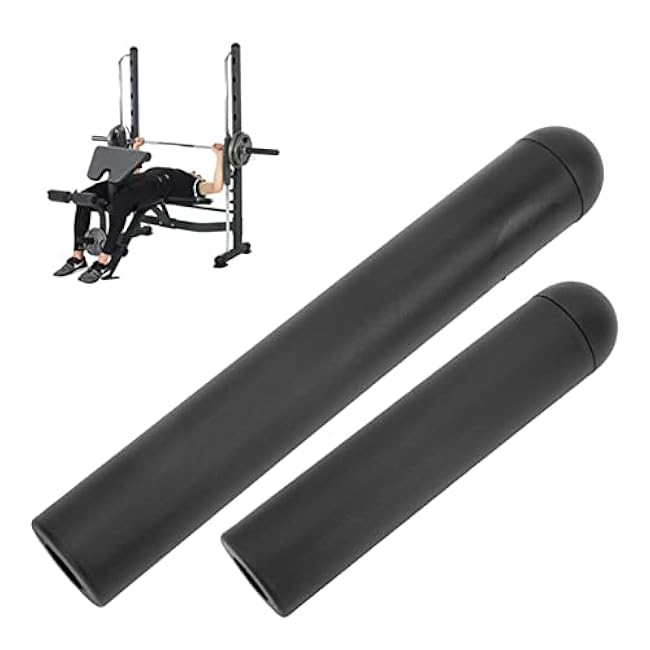 Barbell Bar Adapter Sleeve Convert, Sleeve Olympic Adapter Sleeves with Collars Dumbbell Convert 0.98in to 1.97in Post Sleeve for Weightlifting Bed