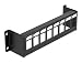 Produktbild Delock Keystone Halterung 8 Port Panel Aufbau