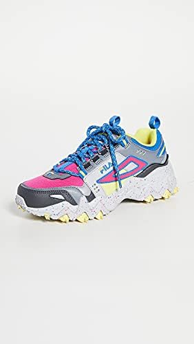 Fila Women's Oakmont TR Sneaker, Pink Glo/Monument/Electric Blue, 8.5 | Image 1