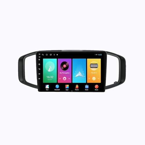 Navegador GPS Radio de Coche 2 DIN para MG 3 5 6 GT HS GS Pilot Gloster?2017-2021 Soporta Bluetooth, Control Volante, USB, WiFi, 4G, Mirror-Link, GPS Radio FM, 4 Nuclear 4G+64G