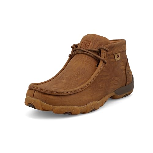 Image of Twisted X Kid's Chukka Driving Moc, Moc Toe, Caramel Cafe, 1 M