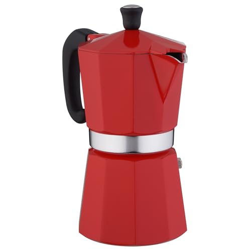 Cafetière italienne FOREVER Miss Moka Prestige La Rossa 6 tasses Aluminium de haute qualité - vue 3