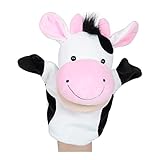 Regalo perfecto: la marioneta de la mano de la vaca es una gran opción de regalo en la fiesta de vacaciones de cumpleaños. En el tamaño ideal, 25 cm / 9.8 "para manejar fácilmente, adecuado para niños y todos los adultos.