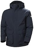 Importado Helly Hansen Abrigo de Lluvia Aislado utilitario Hombre, Azul Marino, XXL