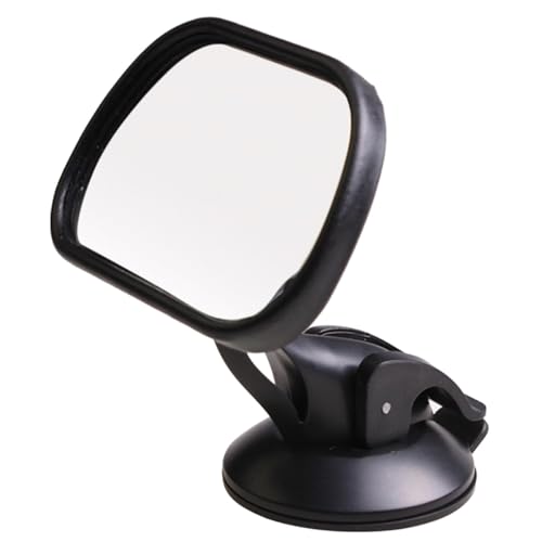 BESPORTBLE Rétroviseur Intérieur Grand Angle pour Bébé Film Anti-Éclats Fixation Ventouse Adhérente Miroir Arrière Voiture Réglable pour Sécurité Garçon et Filles et Surveillance Siège