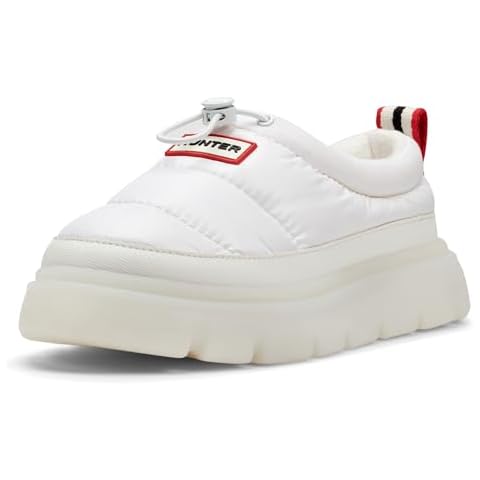 Hunter Women's Madi, White, 7 Medium Cover
