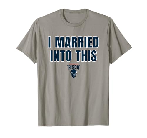Howard Bison I Married Into This Gray Officially Licensed T-Shirt