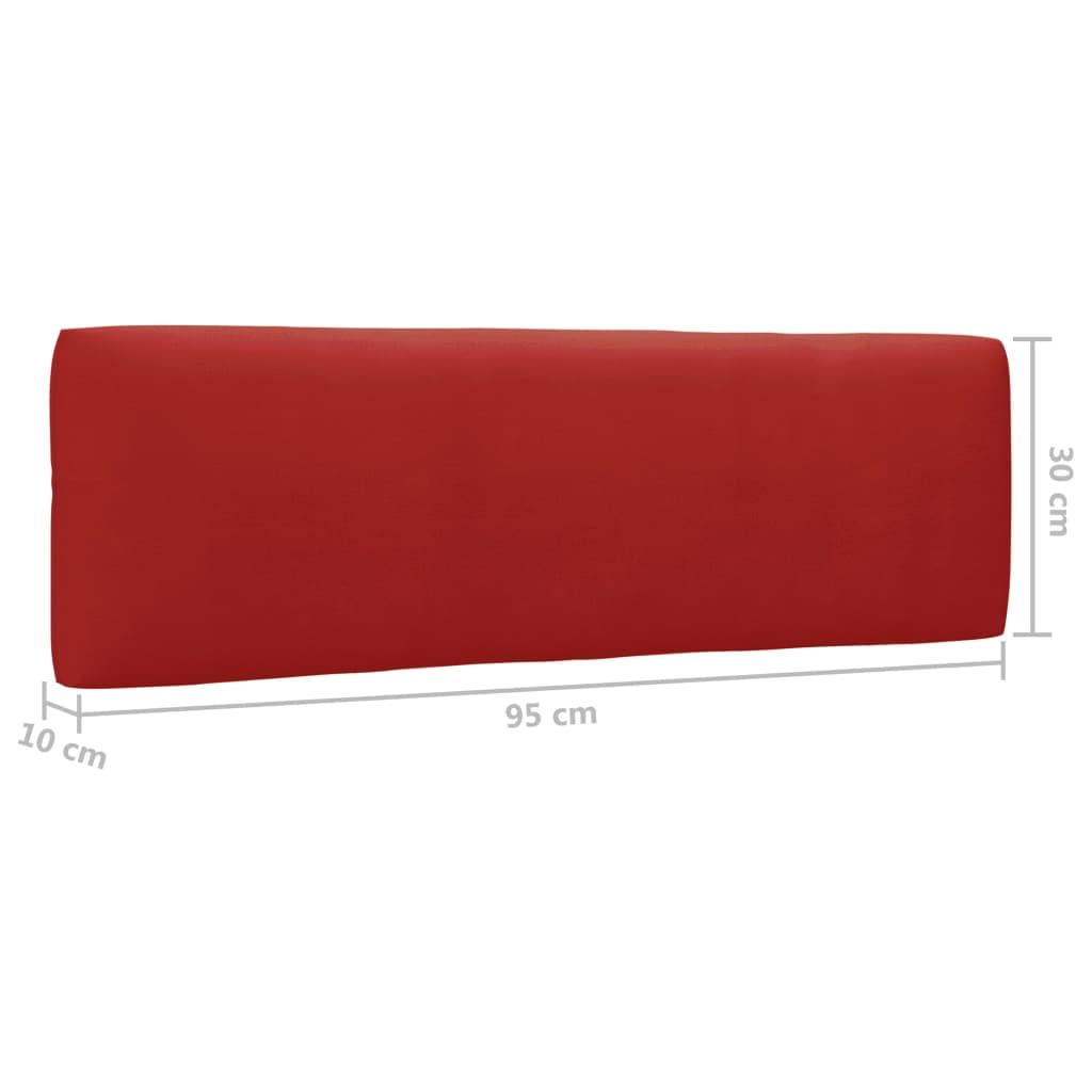 4-częściowy zestaw mebli ogrodowych z impregnowanego drewna sosnowego, sofa z palet z poduszkami do ogrodu, na taras lub do salonu, rustykalny design, trwały i łatwy w pielęgnacji