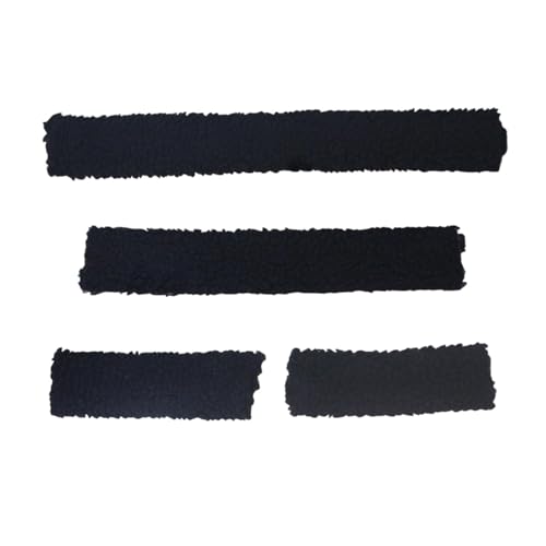 DimyFew Juego de 4 Fundas para Muserolas de Cabezada, Accesorios para Muserolas de Entrenamiento, Juego de Tubos para Cabezada, Suministros para Caballos, Negro