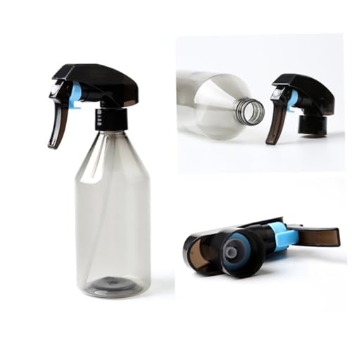LALADEFIEE 2 pezzi Bottiglie Spray Trasparenti in Pet per Parrucchieri e Piante Spray Riutilizzabile di Perdite Leggero e Facile da Usare per Acqua Colore Casuale Colore Casuale