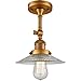 Innovations 201F-BB-G2-LED LED Semi-Flush Mount, Brushed Brass