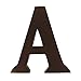 Trend Lab Brown 6" Tall Letter, Letter A
