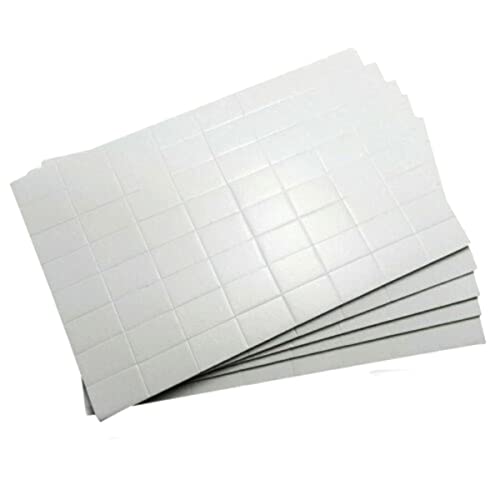fiXte 320 x Double Sided Sticky Pads 20mm x 12mm Mounting Adhesive Work Office Home Art Craft Foam Tabs