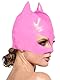 Black Level Damen Vinyl Kopfmaske Rosa S-L