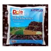 Dole Whole Quick-Frozen Blackberries, 5 lb (2 per Case)