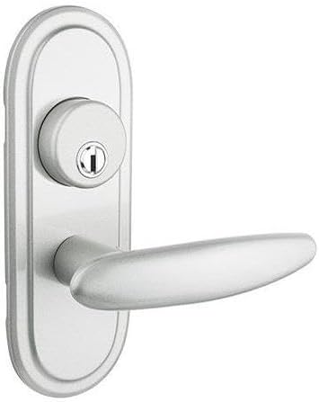 長沢製作所 TOMFU レバーハンドル 長座 シリンダー付間仕切り錠 ゴールド バックセット51mm