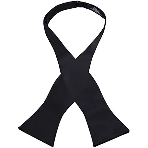 S.H. Churchill & Co. Men's Self-Tie Satin Bow Tie Cover