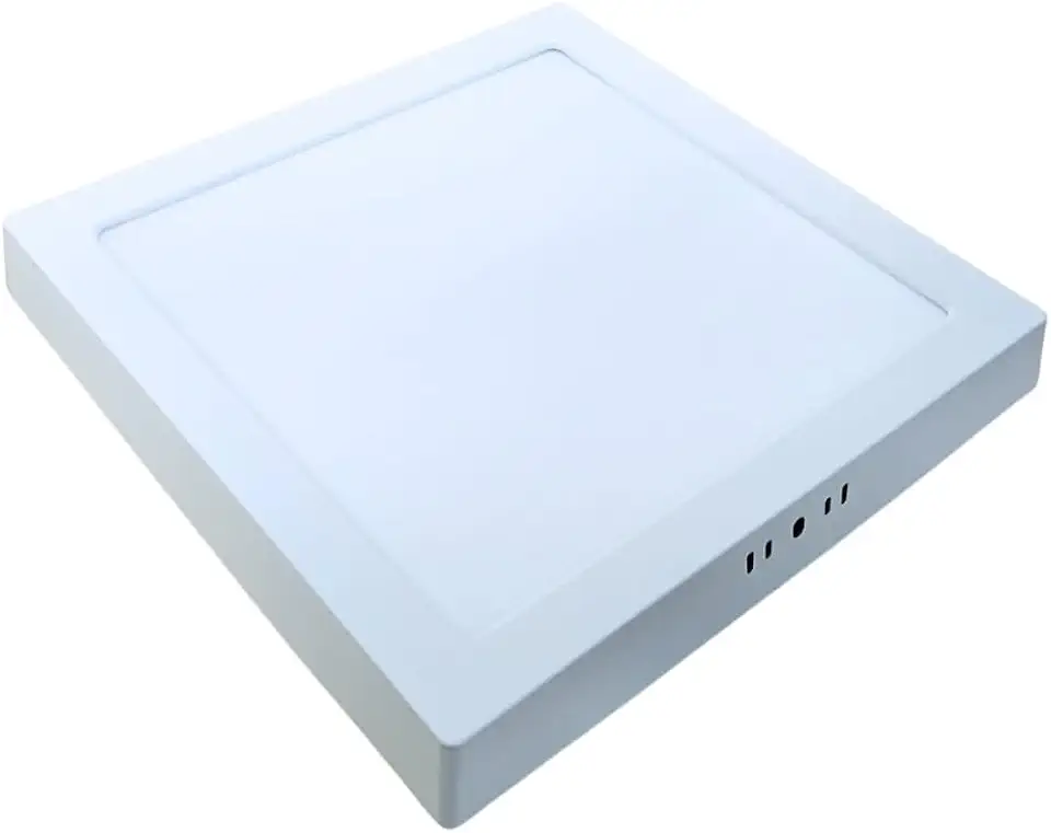 Painel Plafon Sobrepor Alumínio Quadrado LED 32W 30x30 Bivolt Branco Frio