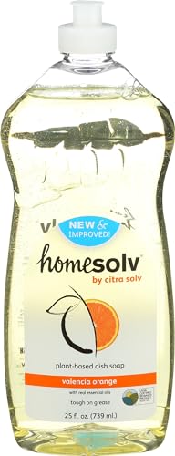 CitraSolv HomeSolv Citradish Natural Dish Soap, Valencia Orange. 25 Ounce CitraSolv HomeSolv Citradish Natural Dish Soap, Valencia Orange. 25 Ounce